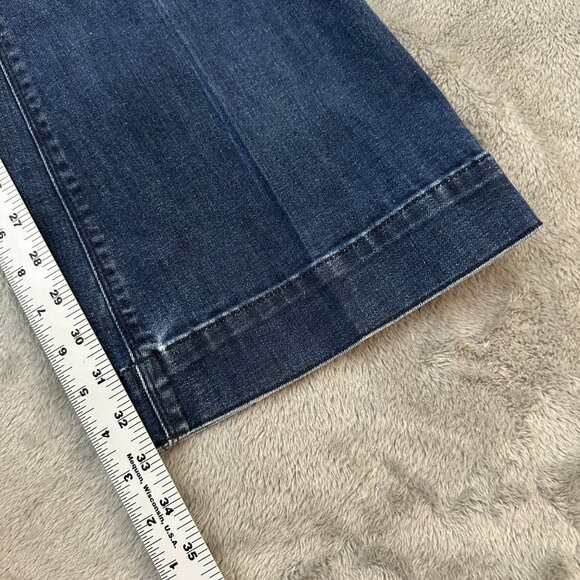 Haala Denim Jeans Size 24 Bella Trouser Flare Leg Dark Wash - Picture 6 of 7